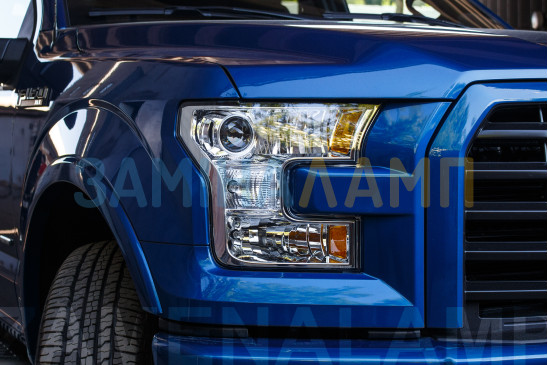 FORD F-series F-150 встановлення біксенонових лінз Koito Q5 3.0"
