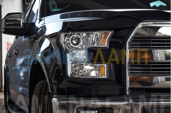 FORD F-series F-150 встановлення біксенонових лінз Koito Q5 3.0"