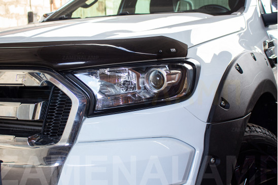 FORD RANGER - заміна галогенних лінз на біксенонові лінзи Hella 5