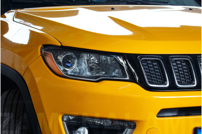 JEEP COMPASS встановлення біксенонових лінз Hella F1