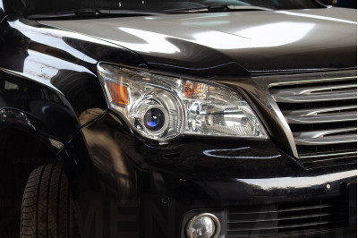 LEXUS GX 460 заміна штатних лінз на Hella 5 Blue