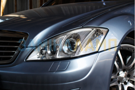 MERCEDES-BENZ S-Class W221 BRABUS заміна штатних лінз