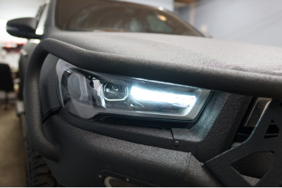 TOYOTA HILUX - заміна штатних LED лінз на світлодіодні лінзи Bi-Led T-Rex Pro 2.5 дюйми