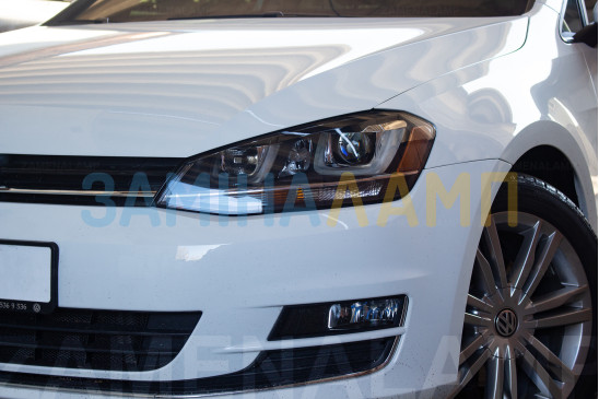 VOLKSWAGEN GOLF Mk7 заміна лінз на Hella F1