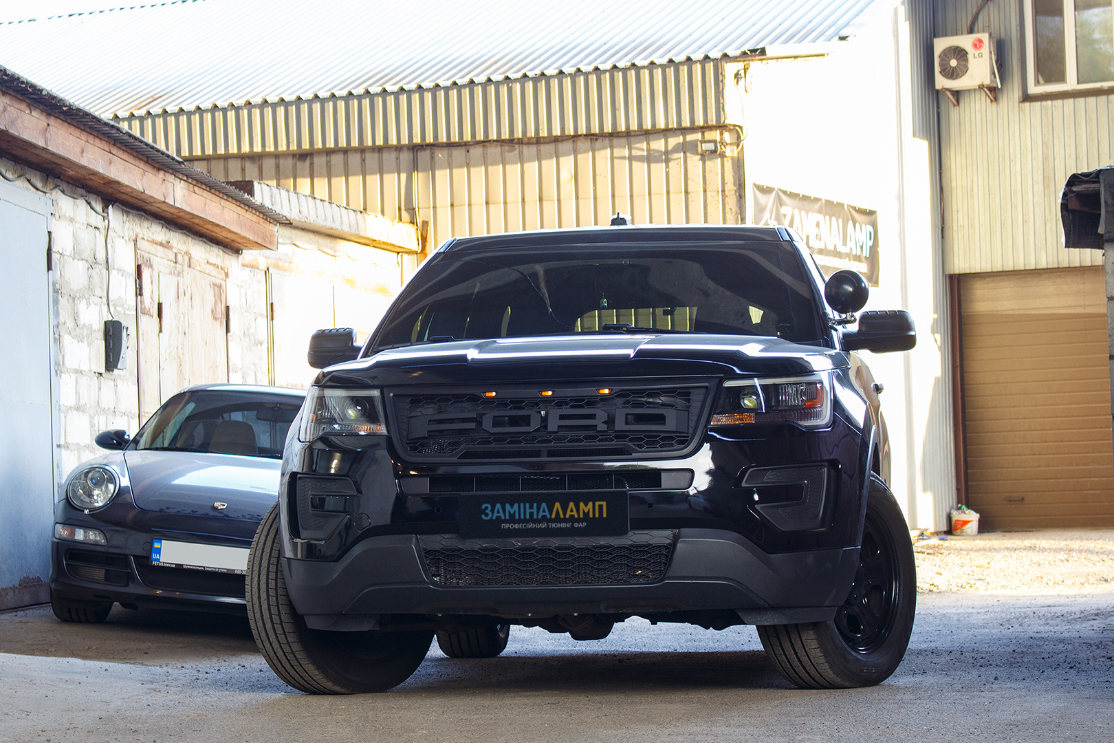 FORD EXPLORER встановлення світлодіодних лінз AOZOOM Bi-Led