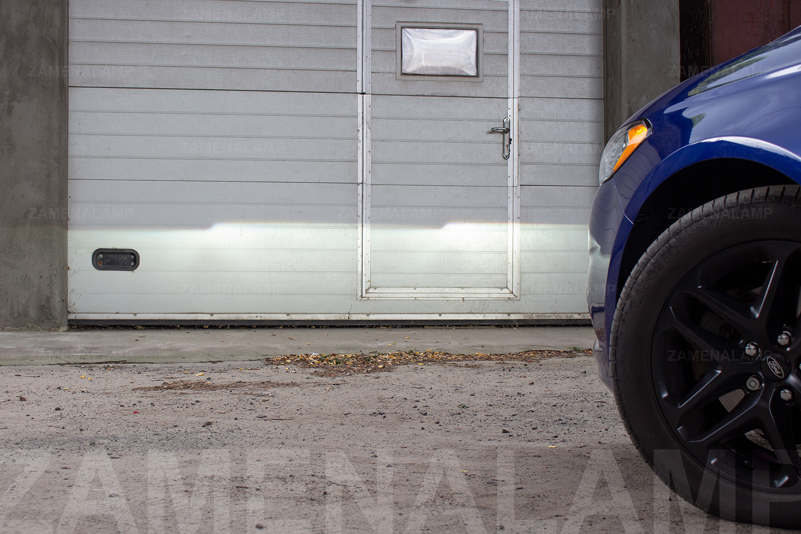 Ближнє світло фар Ford Fusion ПІСЛЯ заміни штатних лінз на Koito Q5
