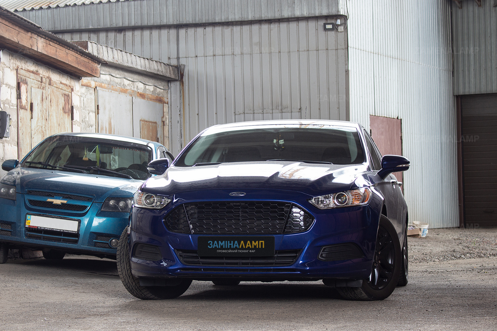 Ford Fusion - заміна штатних лінз на Koito Q5