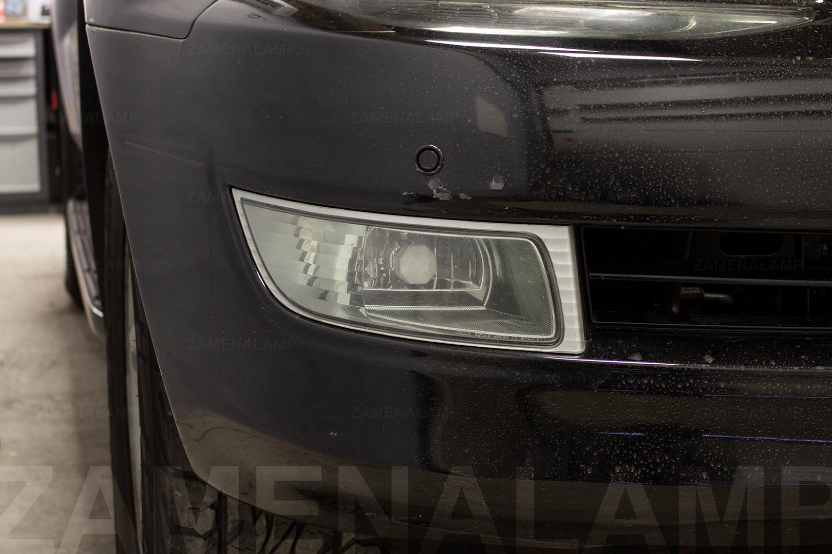 Зовнішній вигляд правої протитуманної фари Lexus GX ДО початку робіт